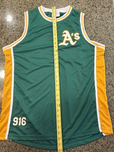 Camiseta deportiva de baloncesto 2025 A’s Athletics 916 sin mangas SGA 26/04/2025 Sacramento 2XL - Imagen 8 de 15