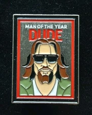 The Big Lebowski The DUDE Time Life Mag Movie 1998 Film Custom ENAMEL PIN Cult #