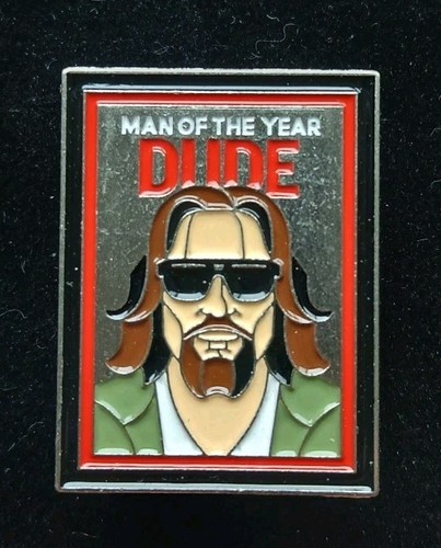 The Big Lebowski The DUDE Time Life Mag Movie 1998 Film Custom EMAILLE PIN Kult # - Bild 1 von 3