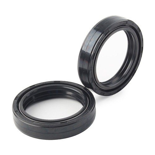 Amortiguador amortiguador horquilla delantera moto 41x54-11 mm 2 piezas sellos aceite negro - Imagen 4 de 6