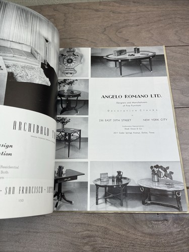The Architectural Digest Volume XIII, Number 1, 1951 Vintage Midcentury Modern - Bild 11 von 14