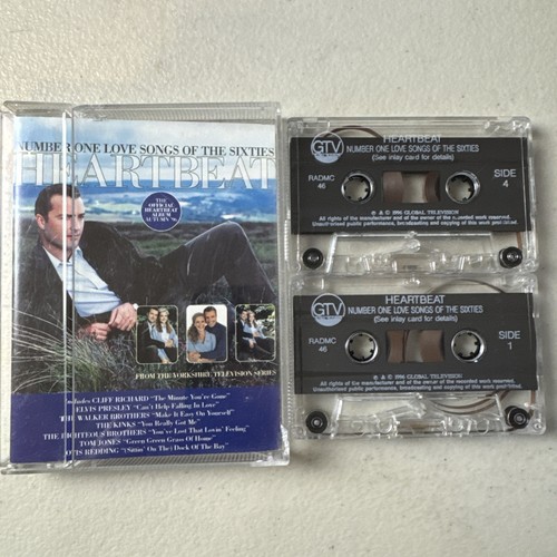 VARIOUS - HEARTBEAT LOVE SONGS OF SIXTIES DOUBLE Cassette Compilation Album - Bild 1 von 2
