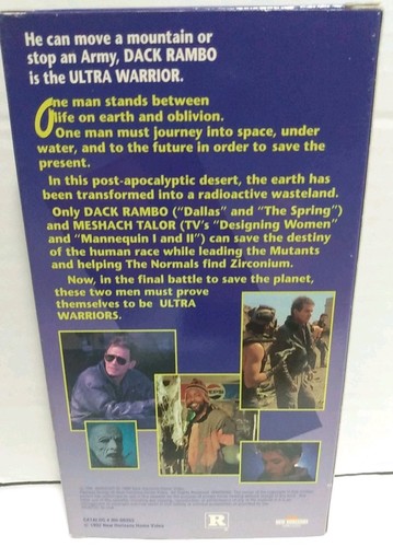 Ultra Warrior Screener VHS Promotional 1992 Post-apocalyptic Fantasy Sci-fi Cult - Picture 5 of 5