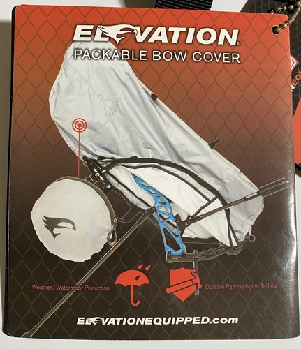 Elevation Packable Bow Cover - Grey 39x18” Bowhunting 3D Shoot Hoyt PSE Matthews - Picture 5 of 5