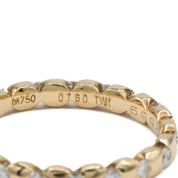 Memoryring WEMPE mit 0,786 ct. Brillanten in 18 Kt. 750 Gold Gr. 59 Zertifikat - Bild 4 von 4