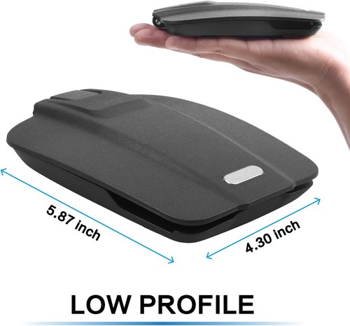 Black Portable GPS Clamp Dock Dashboard Mount for Cars with Non-Slip Grip - Picture 7 of 9