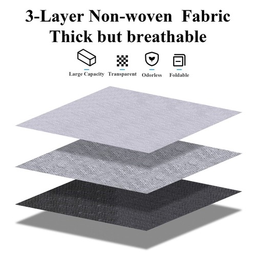 Under Bed Storage Bags, 2 Pack Fabric Underbed Storage Containers with Reinfo... - Picture 2 of 7