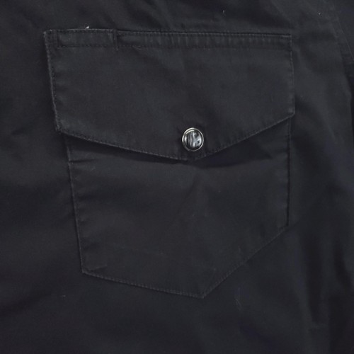 Gibson Trading Company Shirt Mens Large Black Western Pearl Snap Long Sleeve - Picture 6 of 11