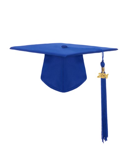 Unisex Matte Graduation Gown Cap Tassel Set 2024 for High School and Bachelor... - Picture 4 of 8