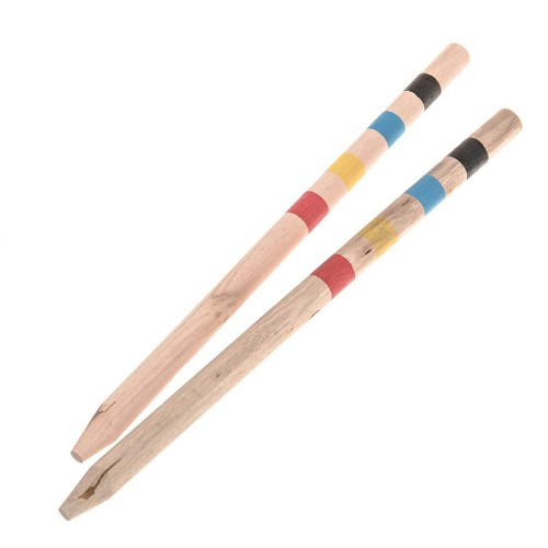 Krocket Spiel Kinder Croquet Crocket Krocketspiel Outdoor Spielzeug f. 4 Spieler - Bild 4 von 6