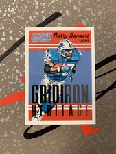 2015 Panini Score BARRY SANDERS Gridiron Heritage Insert #12 Lions