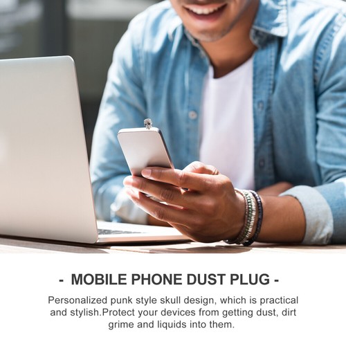 6 Pcs 1 Set Phone Plug Covers Exquisite Crafted Dust-proof Phone Protectors - 第 8/12 張圖片