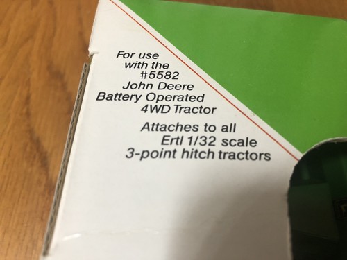 NEW 1989 ERTL JOHN DEERE PTO HYDRA-PUSH SPREADER #5577 1/32 NIB - Picture 3 of 11