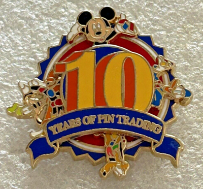 Disney pins PP72228 Disney Pin Trading 10th Anniversary