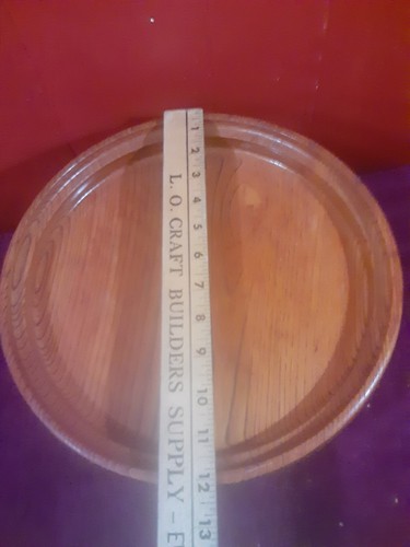 Holz Schüssel mit Deckel Natur Servierschüssel Küche oder Schmuck Aufbewahrung Schüssel 11" × 4" - Bild 6 von 6