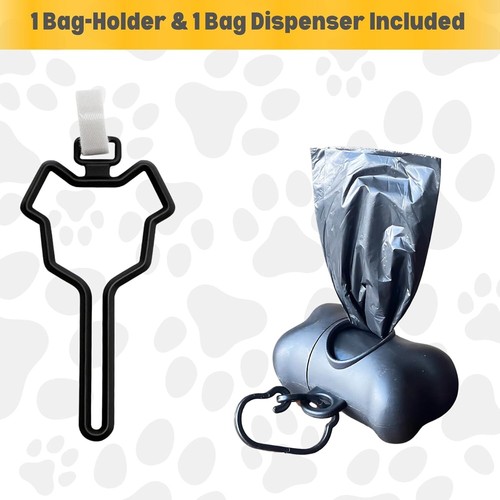 PET BIODEGRADABLE DOG WASTE POOP BAGS BLACK 700 UNSCENTED REFILL ROLLS - Picture 11 of 11