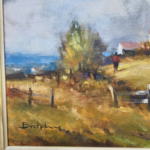 Liz Brophy Landscape Oil Painting, well listed Australian/Irish Artist. - Picture 3 of 7