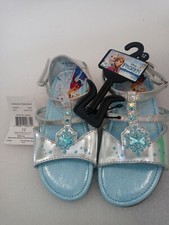 New Disney's Frozen Anna Elsa Toddler Girls Sandals Size 12