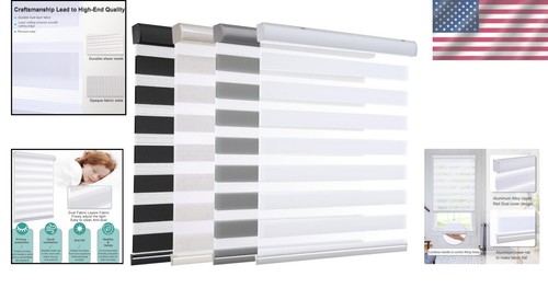 Hochwertige Zebra Rollos 28" B x 72" H - einfach zu installieren und zu reinigen - Bild 2 von 9