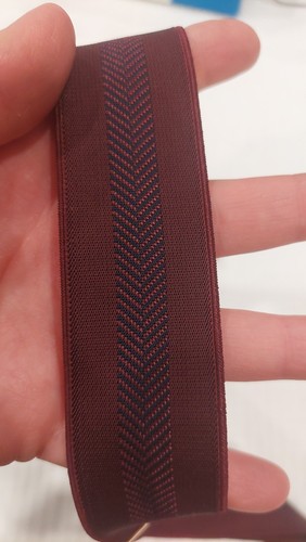 Christopher Hayes Italy Brown Silk Suspenders - Picture 3 of 6