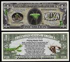 Praying Mantis Million Dollar Bill Play Funny Money Novelty Note + Free Sleeve