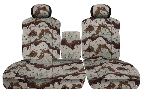 Seat covers Fits Toyota Tundra truck 99-04 40/60 Seat with Console Camouflage - Picture 10 of 18