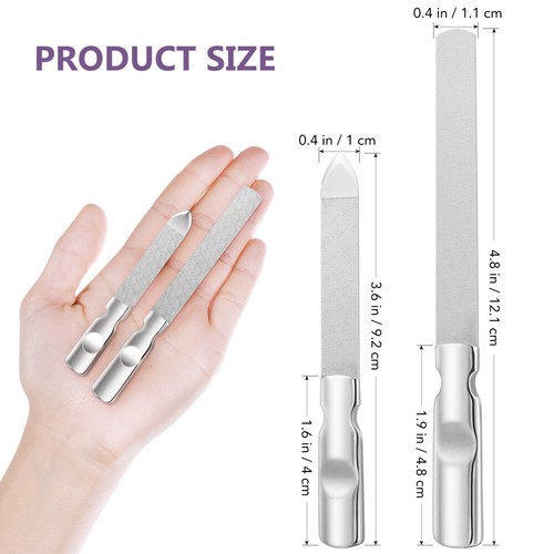 2 Pcs Nail File Durable Manicure Tool Travel Polishing Cute Files - Picture 5 of 9