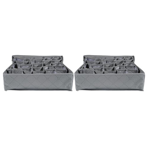 2 Pcs Boîte De Rangement Organisateur Sous-vêtements offres Chaussettes