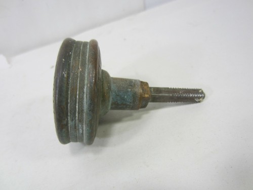 Antique Eastlake Brass Flat Dummy? Door Knob #11 - Picture 2 of 5