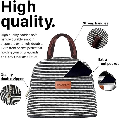 BALORAY Lunch Bag Tote Bag Lunch Bag for Women / Lunch Box Insulated Container - Picture 4 of 7