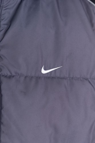 Nike Gilet Grey Womens XLARGE Grey Full Zip Vest Y2K Feather Down - Picture 6 of 17