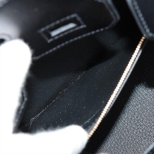 Hermès Birkin 25 Serie Box calf Black Gold Metal Fittings W: 2024 - Picture 9 of 11