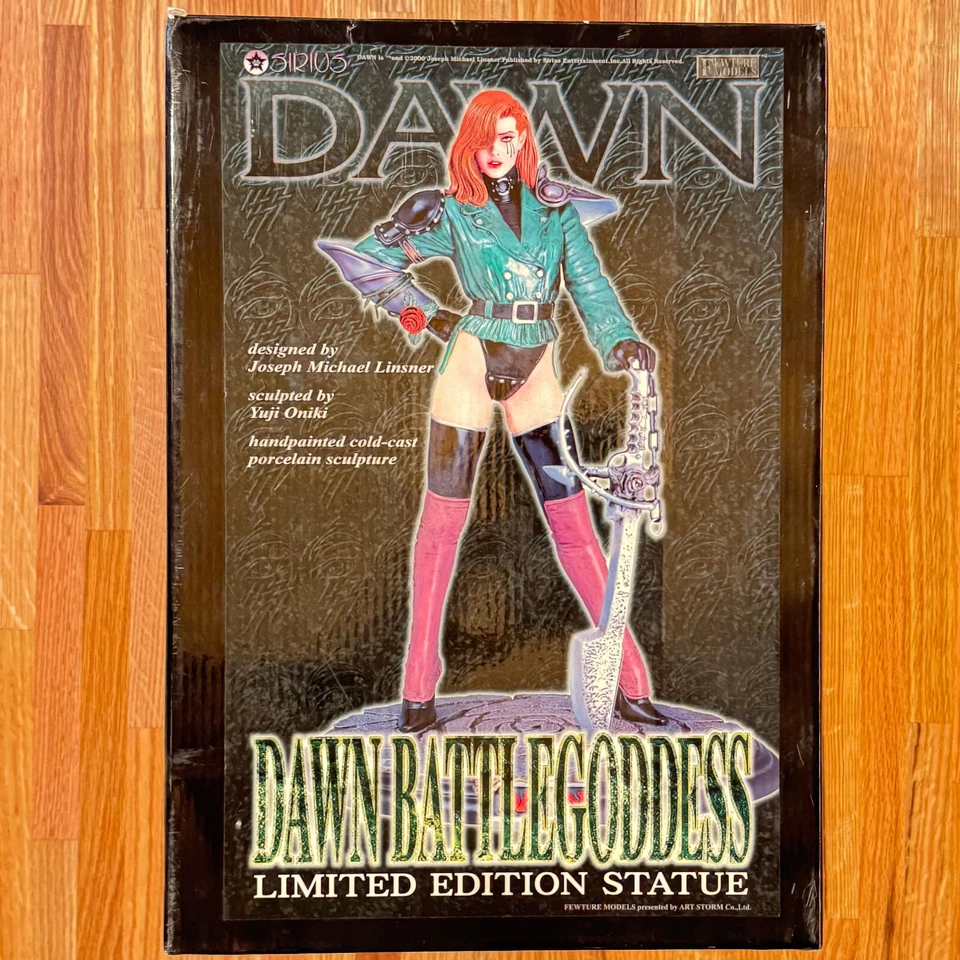 Dawn Battle Goddess Statue Joseph Michael Linsner complete with original box - Image 2 of 3