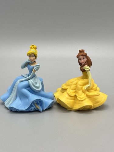 Figurine Cendrillon & Belle La Belle et la Bête Cake Topper Decopac Jouet 3"