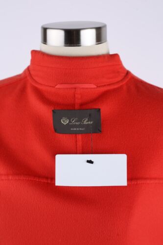 LNWOT Loro Piana Cashmere Coat Orange Red SZ 46 $4,250 - Picture 9 of 10