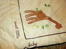 2C KOALA BABY Sweet Little Baby Giraffe Plush Velour Fur Crib Blanket Comforter