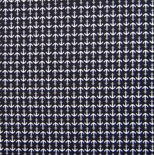 Nautical Fabric - Basic White Anchor on Black C564-110 - Riley Blake YARD