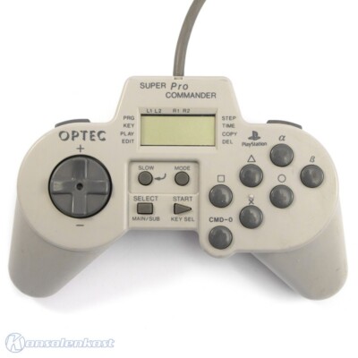 PS1 - Wired Pad mit Slowmotion #grau Super Pro Commander SLPH-00010 [Optec]
