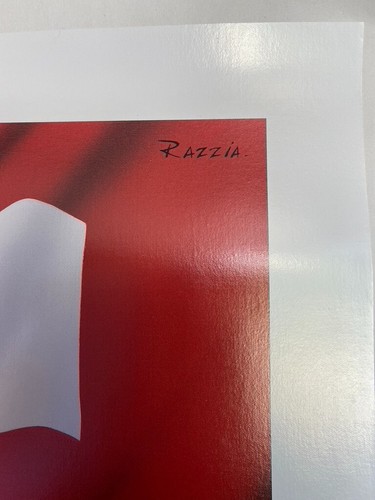 Small Original St. Moritz Ski Poster by Razzia, Signed - Picture 4 of 4