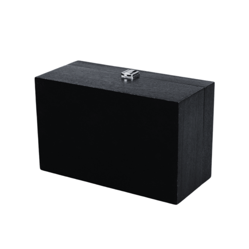 Große Ebenholz Schachbox mit Metallverschluss 4,25 Zoll - Bild 3 von 4