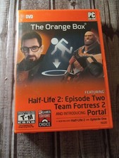 The Orange Box Computer Game PC Half Life Portal Team Fortress 2 DVDs