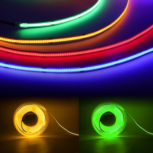 12V 24V COB LED Strip Light Flexible Tape Lights Home DIY Lighting White Warm - Picture 5 of 18