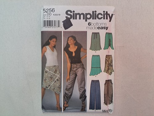 Simplicity Pattern - Misses' Pull-On Pants and Bias Skirts (4-10) #5256 - Uncut - 第 1/5 張圖片
