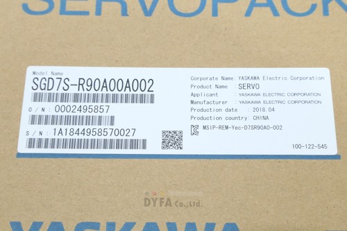 YASKAWA Genuine NIB SGD7S-R90A00A002 ServoPack 100W DRV-I-2215=9L46 - Picture 2 of 17