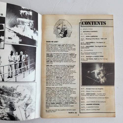 John Carpenter Akte 8 JULI 89 Magazin/Fanzine ~ RAR, OVP - Bild 3 von 12