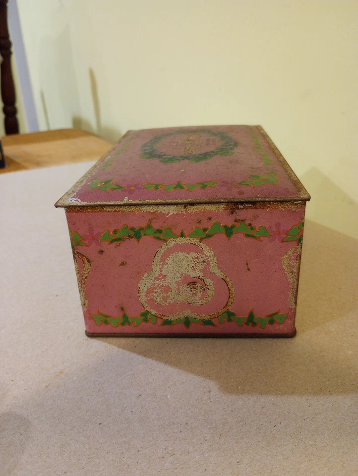 Vintage Shabby Chic 1920's Canco Tin Box - Image 4 of 4