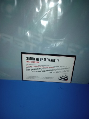 Green Lantern Movie Lenticular 11"x14" Limited Edition Print DC Comics 2011 - Bild 5 von 6