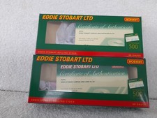 Hornby R6293 & R6294 Lowmac & Load , Conflat & Container EDDIE STOBART LIVERY