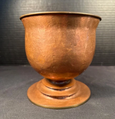 Wiener Werkstatte (Wienna Workshop) Hammered Copper Vase