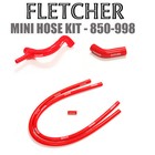 CLASSIC MINI 850/1000/1100 -1990 SILICONE  HOSE KIT RED X3018c/f/i/o
